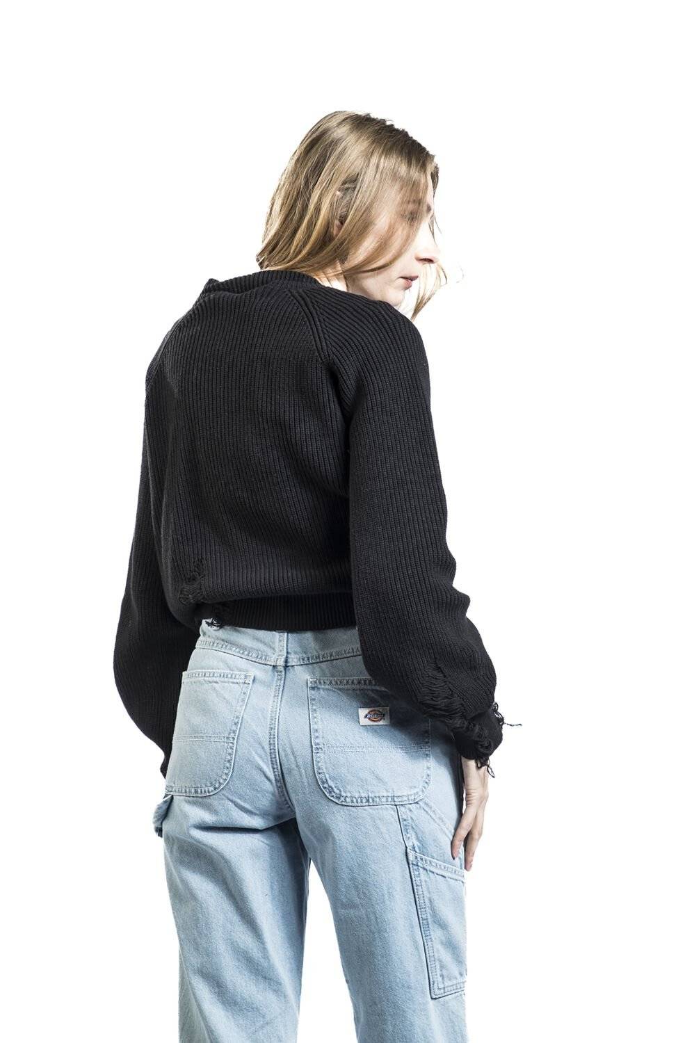 EMP "Snake" Cardigan schwarz von The Nightmare Before Christmas Begrenztes Angebot