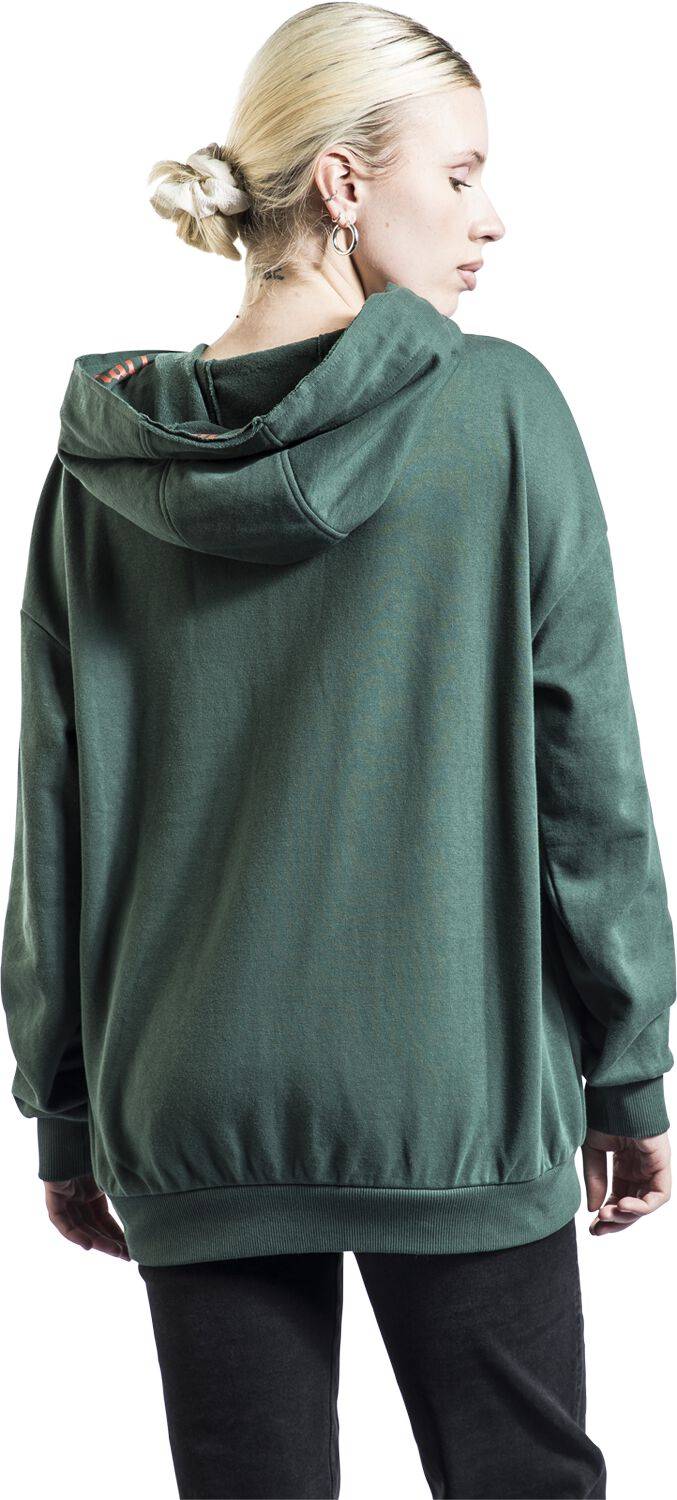 EMP "Disney Princess - Picnic Collection - Belle" Kapuzenpullover dunkelgrün von Die Schöne und das Biest Saisonschlussverkauf