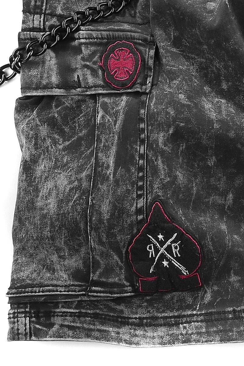 EMP Short dunkelgrau von Rock Rebel by EMP Cyber Monday