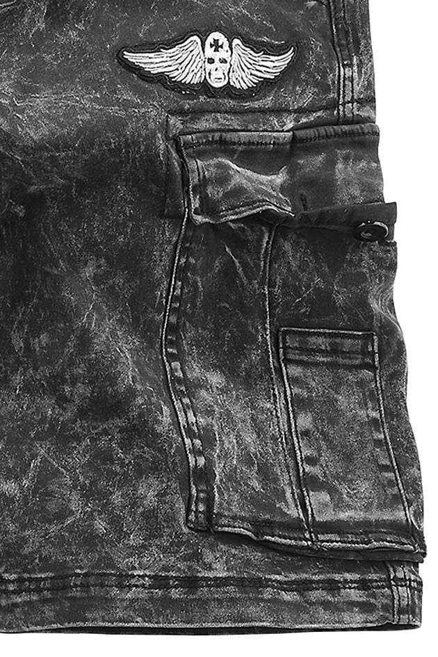 EMP Short dunkelgrau von Rock Rebel by EMP Cyber Monday