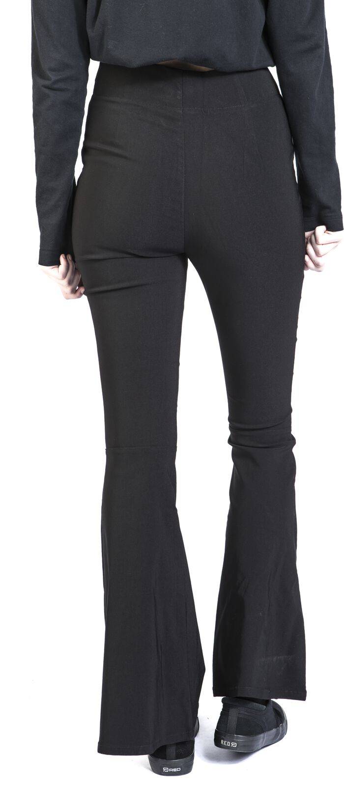 EMP "Eclipse Trousers" Stoffhose schwarz von Hell Bunny Neueste Mode