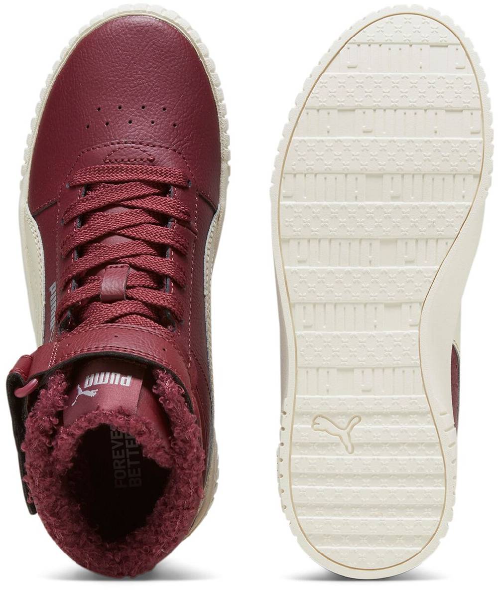 EMP "Carina 2.0 Mid WTR Jr" Kinder Sneaker dunkelrot von Puma Riesige Ersparnisse