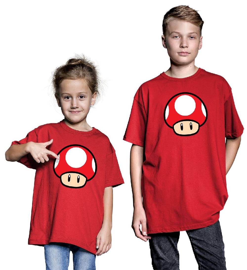 EMP "Kids - Pilz" T-Shirt rot von Super Mario Tiefpreis