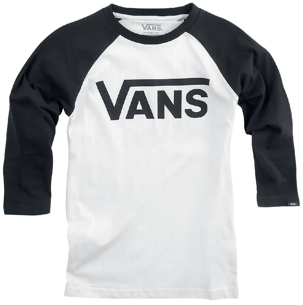 EMP "BY VANS Classic Raglan" Langarmshirt schwarz/weiß von Vans Kids Super Sparpreis