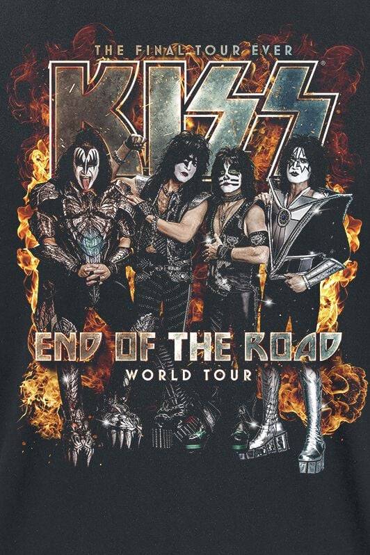 EMP "EOTR World Tour Burning" T-Shirt schwarz von Kiss Riesige Rabatte