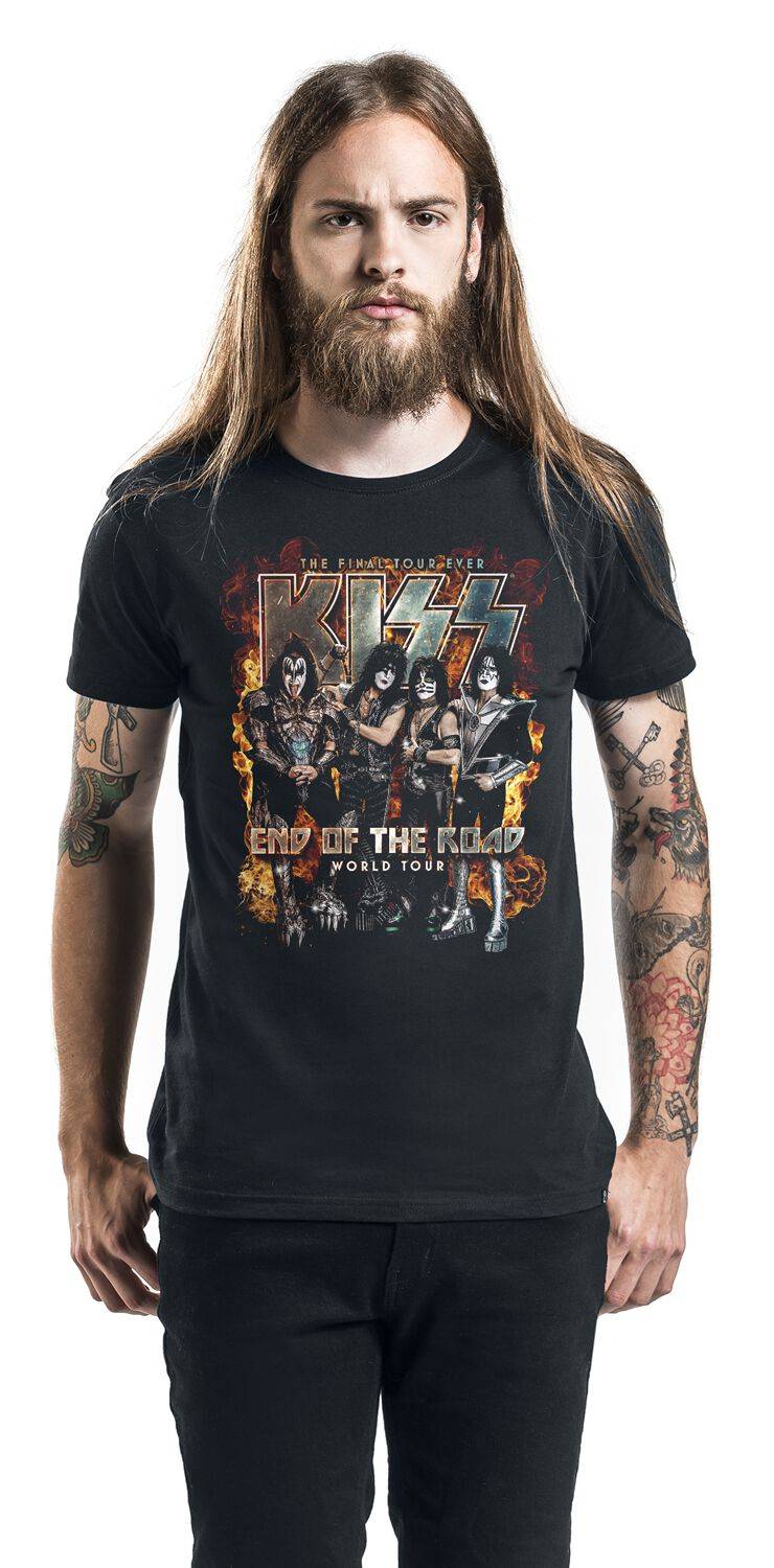 EMP "EOTR World Tour Burning" T-Shirt schwarz von Kiss Riesige Rabatte