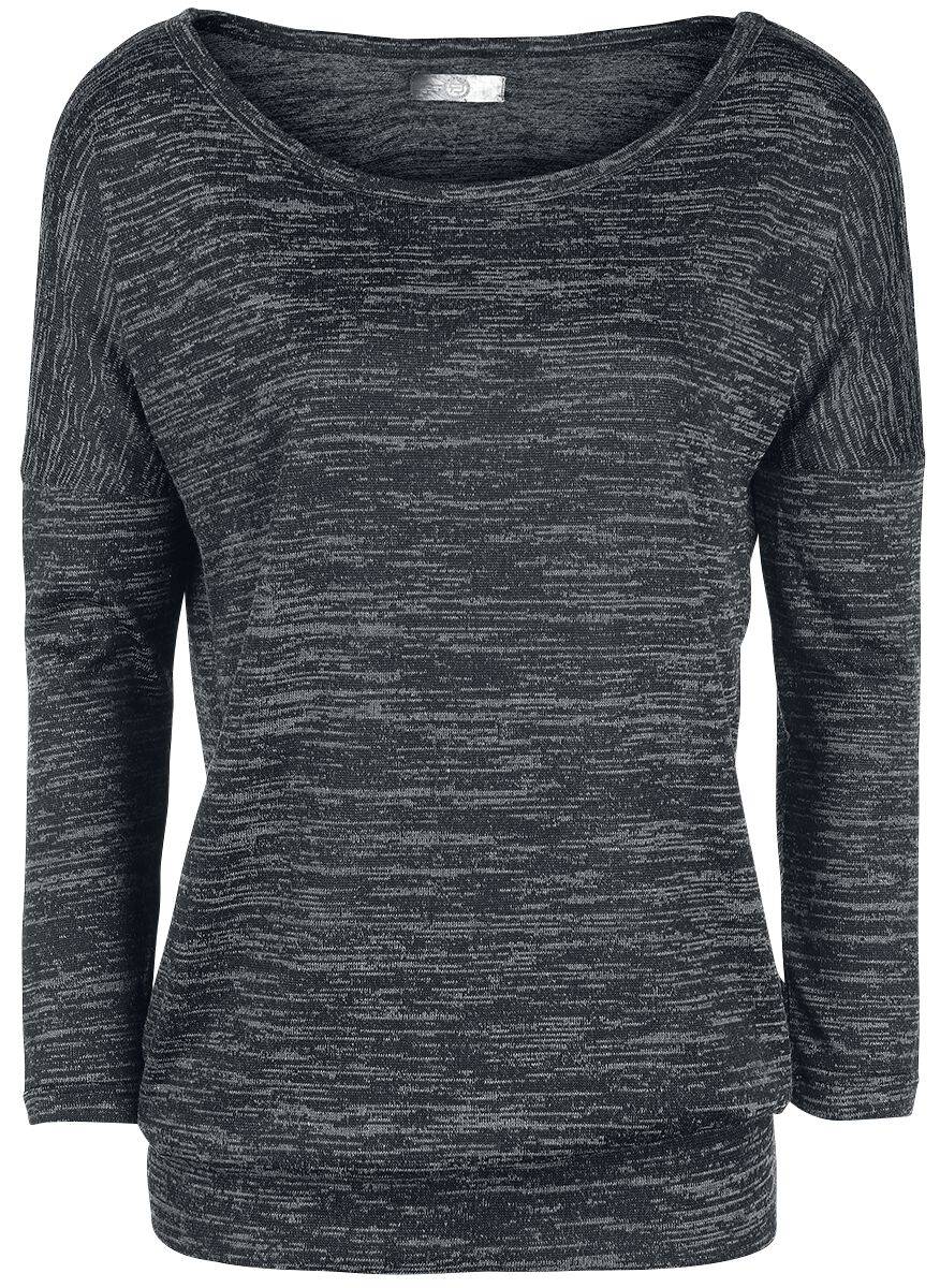EMP Langarmshirt schwarz/grau von RED by EMP Fabrikladen