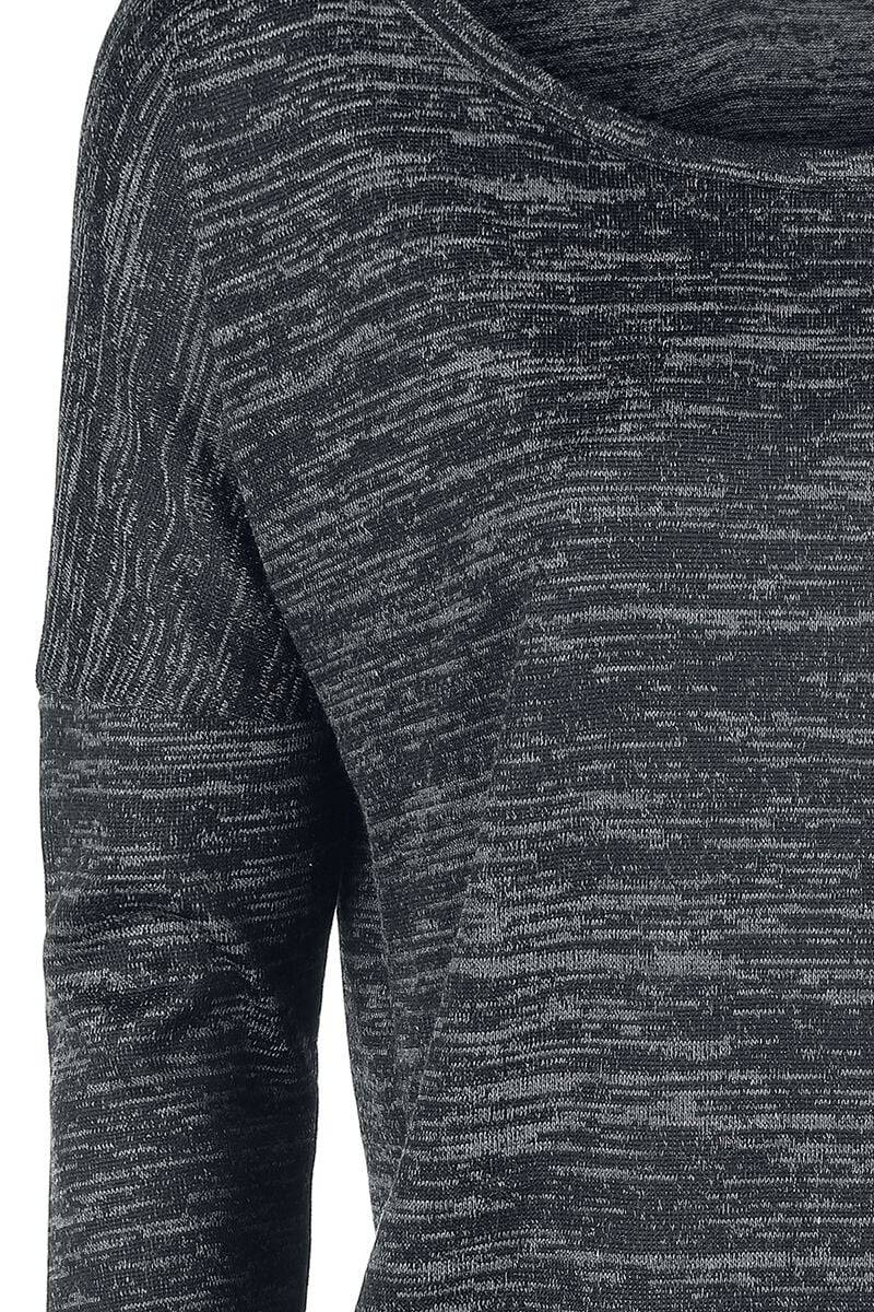 EMP Langarmshirt schwarz/grau von RED by EMP Fabrikladen
