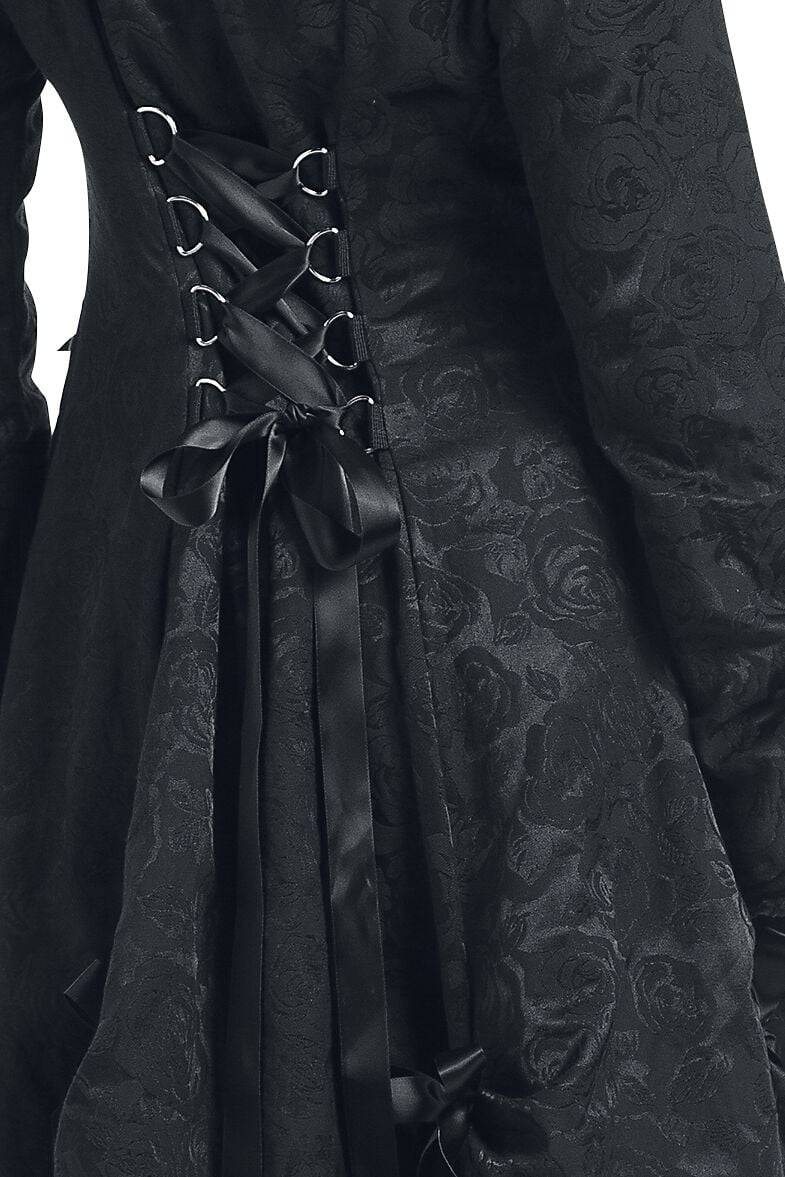 EMP "Alice Rose Coat" Wintermantel schwarz von Poizen Industries Speichern exportieren