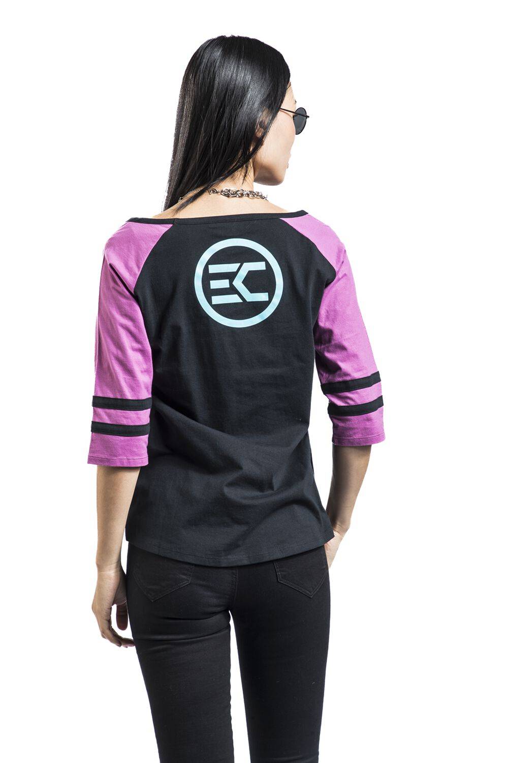EMP "EMP Signature Collection" Langarmshirt schwarz/pink von Electric Callboy Black Friday Preise