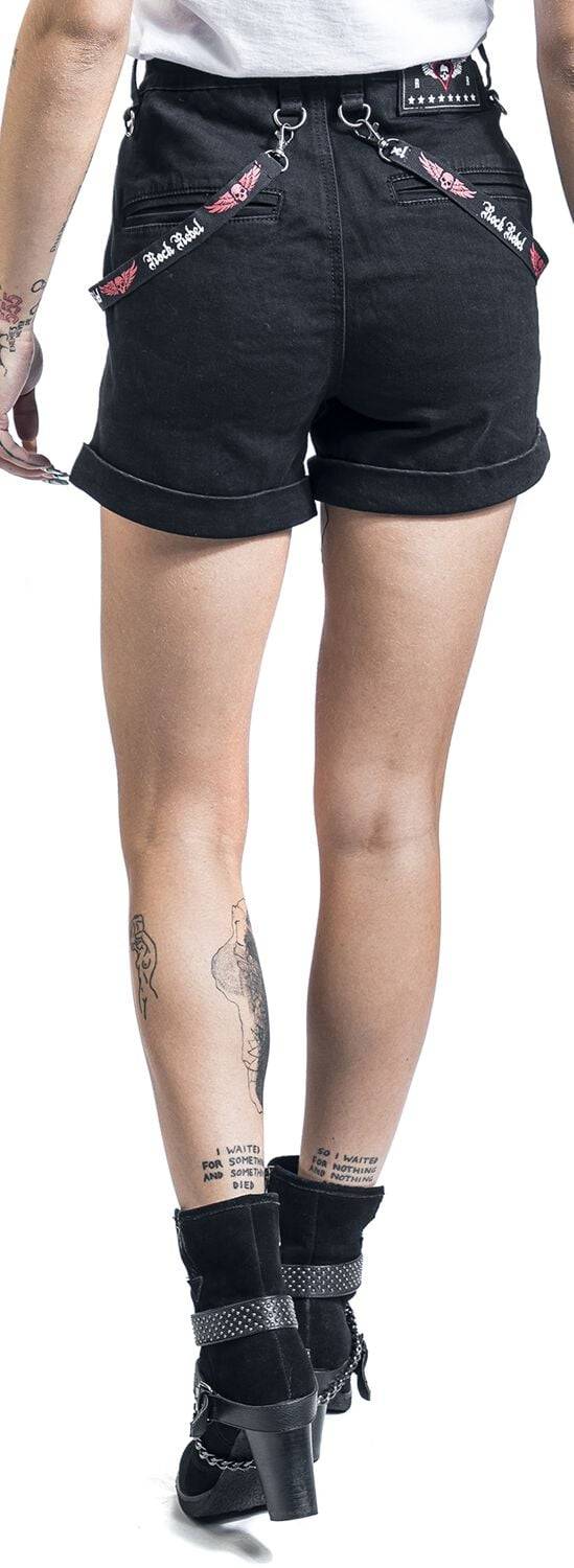 EMP Short schwarz von Rock Rebel by EMP Rabatt