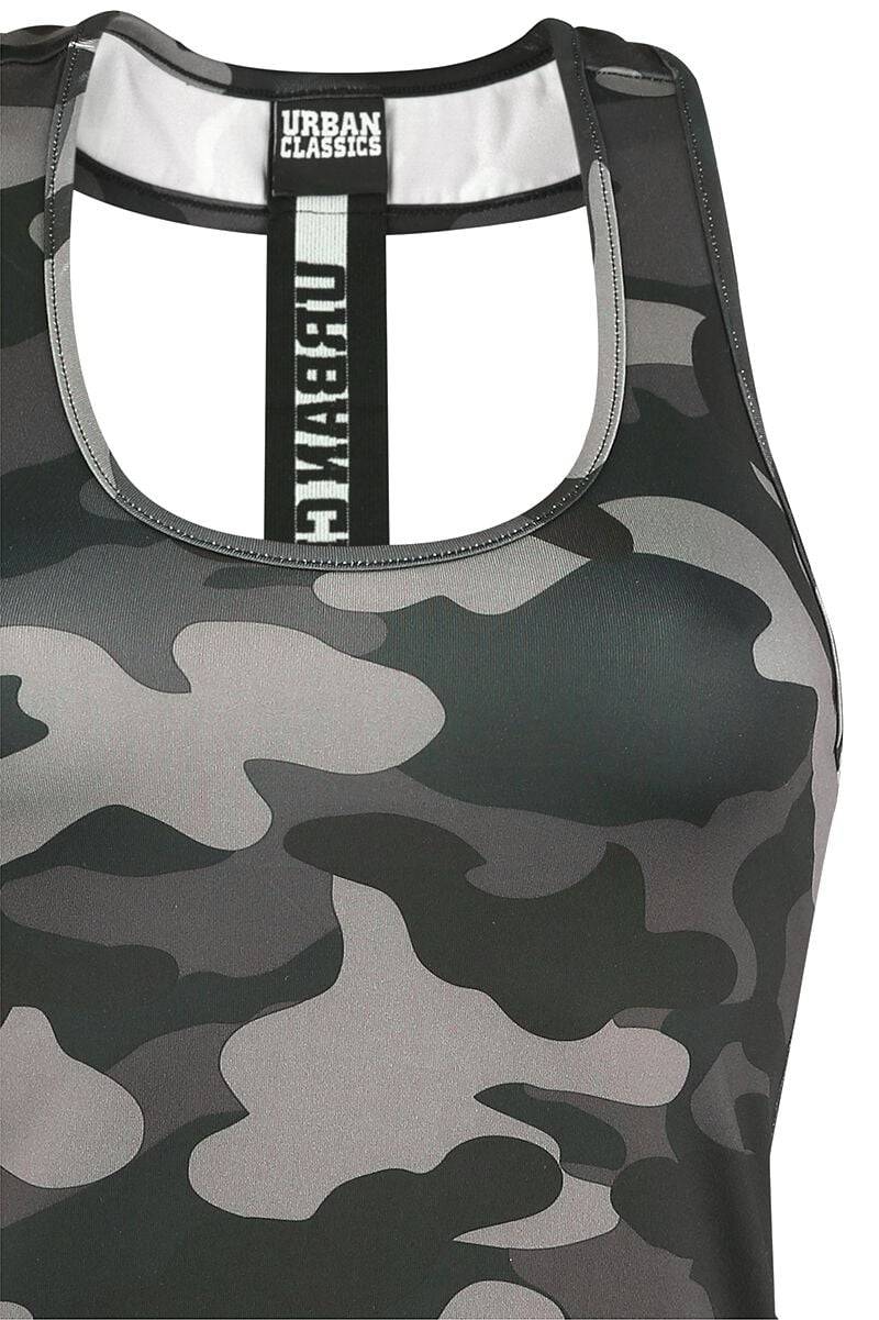 EMP "Ladies CamoTop" Top darkcamo von Urban Classics Flash Sale