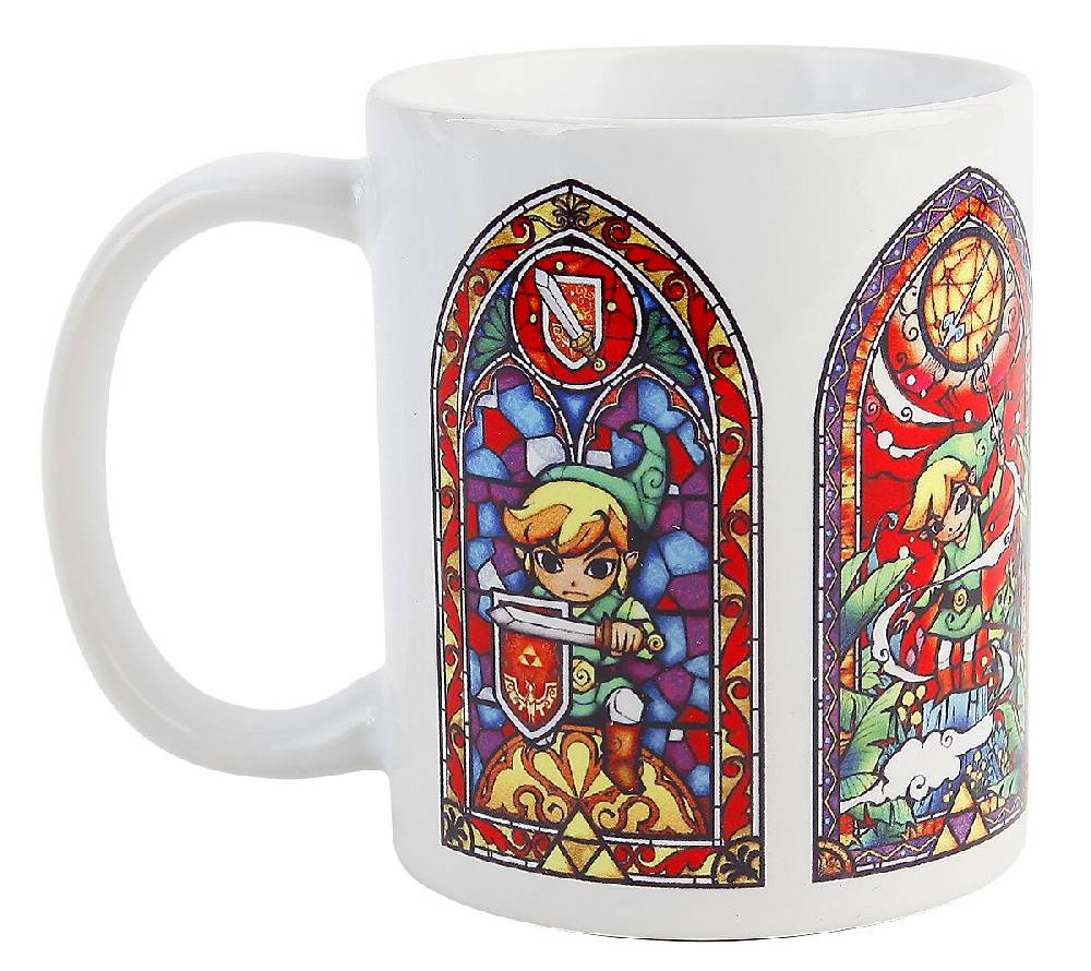 EMP "Stained Glass" Tasse weiß von The Legend Of Zelda Cyber Monday