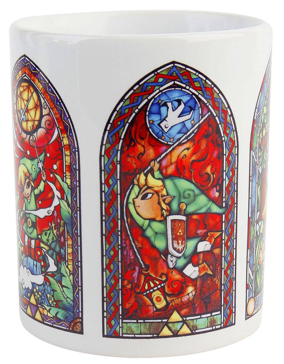 EMP "Stained Glass" Tasse weiß von The Legend Of Zelda Cyber Monday