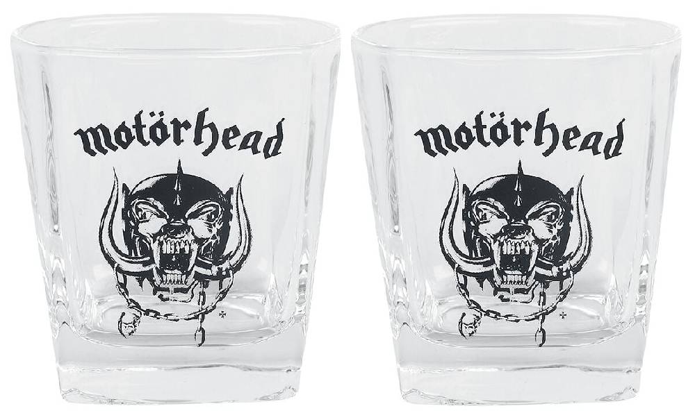 EMP "Whiskey Glas-Set" Whiskyglas klar von Motörhead