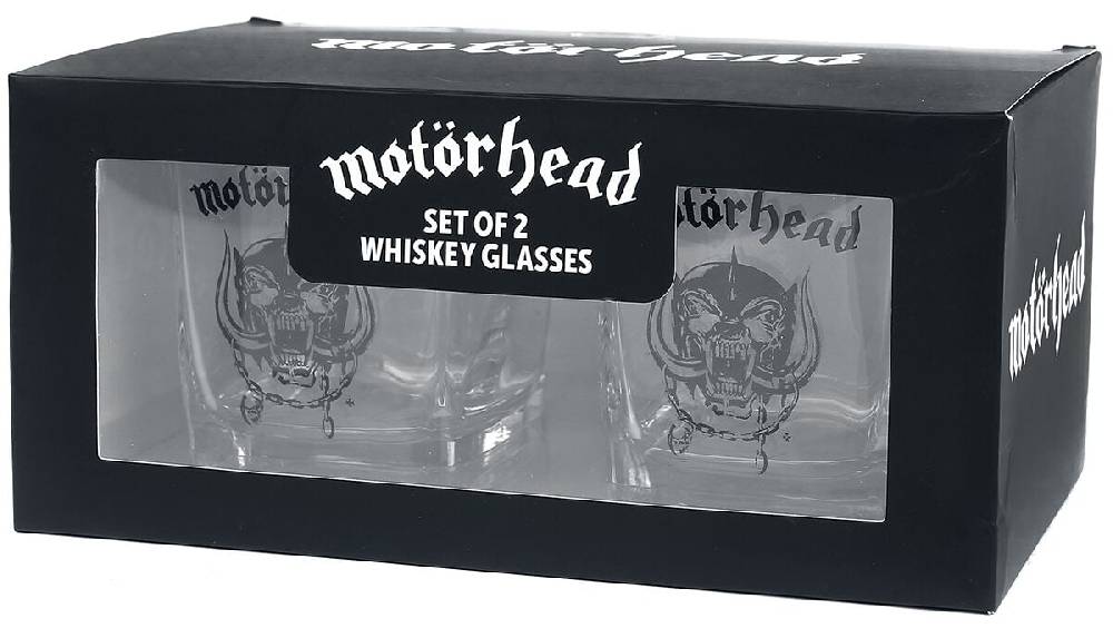 EMP "Whiskey Glas-Set" Whiskyglas klar von Motörhead Osterangebot