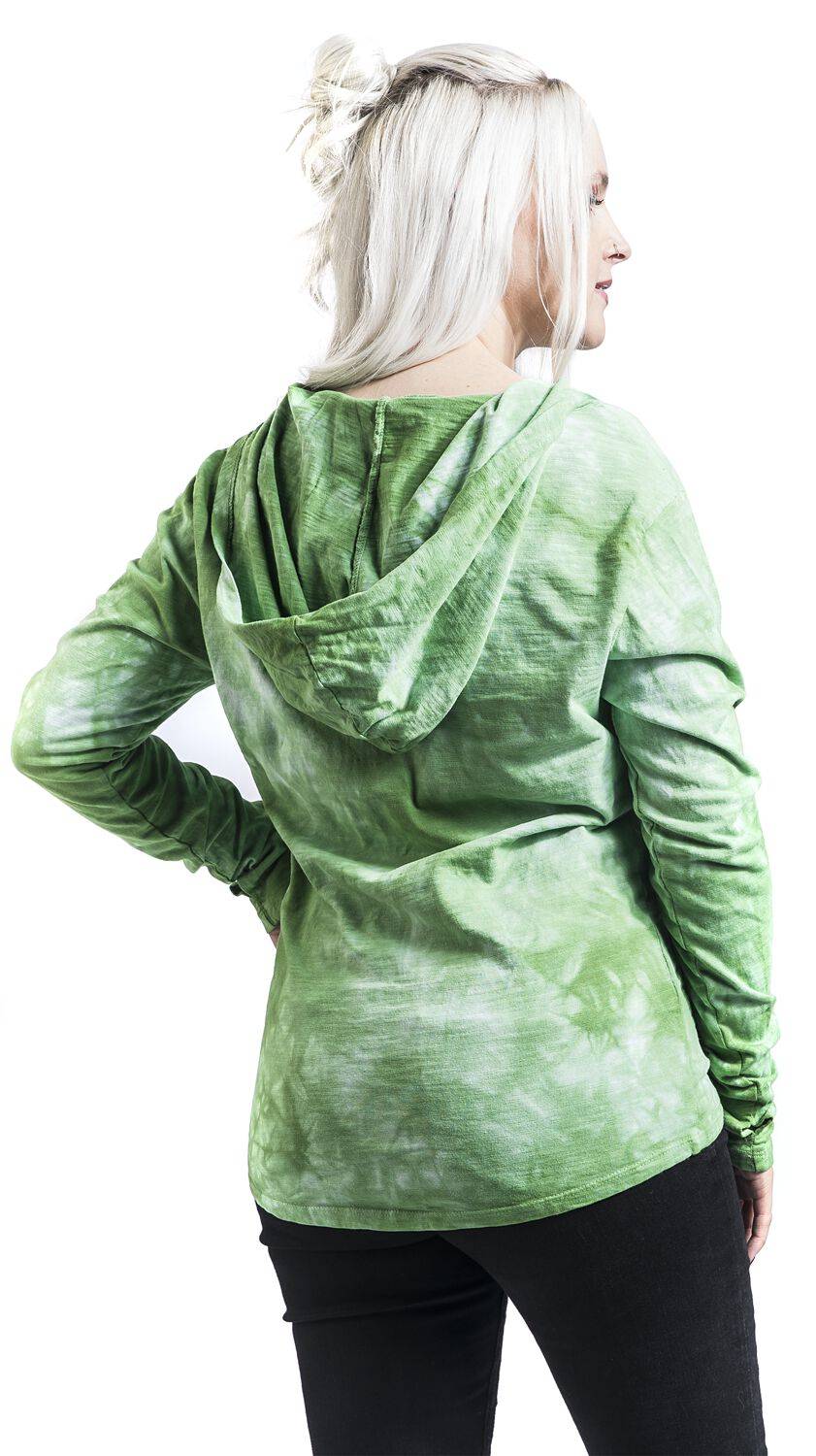 EMP "Hooded Top Deva" Kapuzenpullover grün von Outer Vision Saisonale Angebote