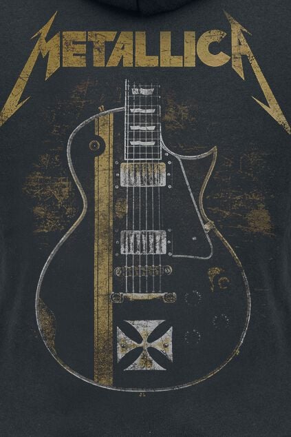 EMP "Hetfield Iron Cross Guitar" Kapuzenjacke schwarz von Metallica Tägliche Deals