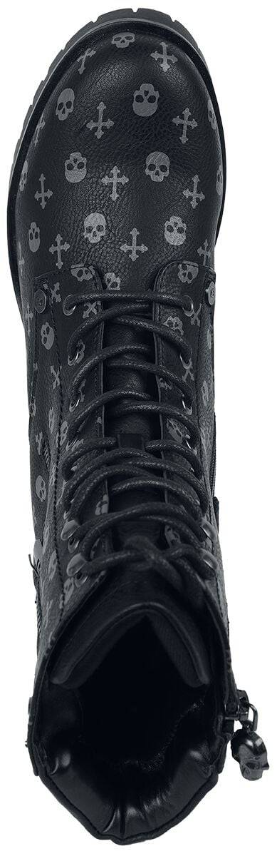 EMP Boot schwarz von Rock Rebel by EMP Letzter Tag