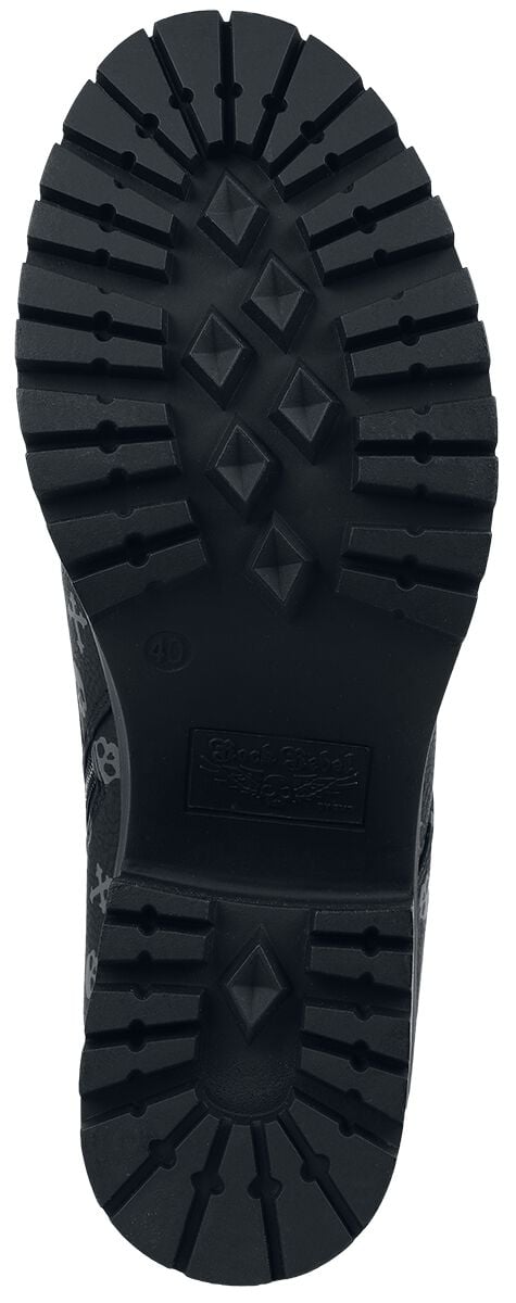 EMP Boot schwarz von Rock Rebel by EMP Letzter Tag
