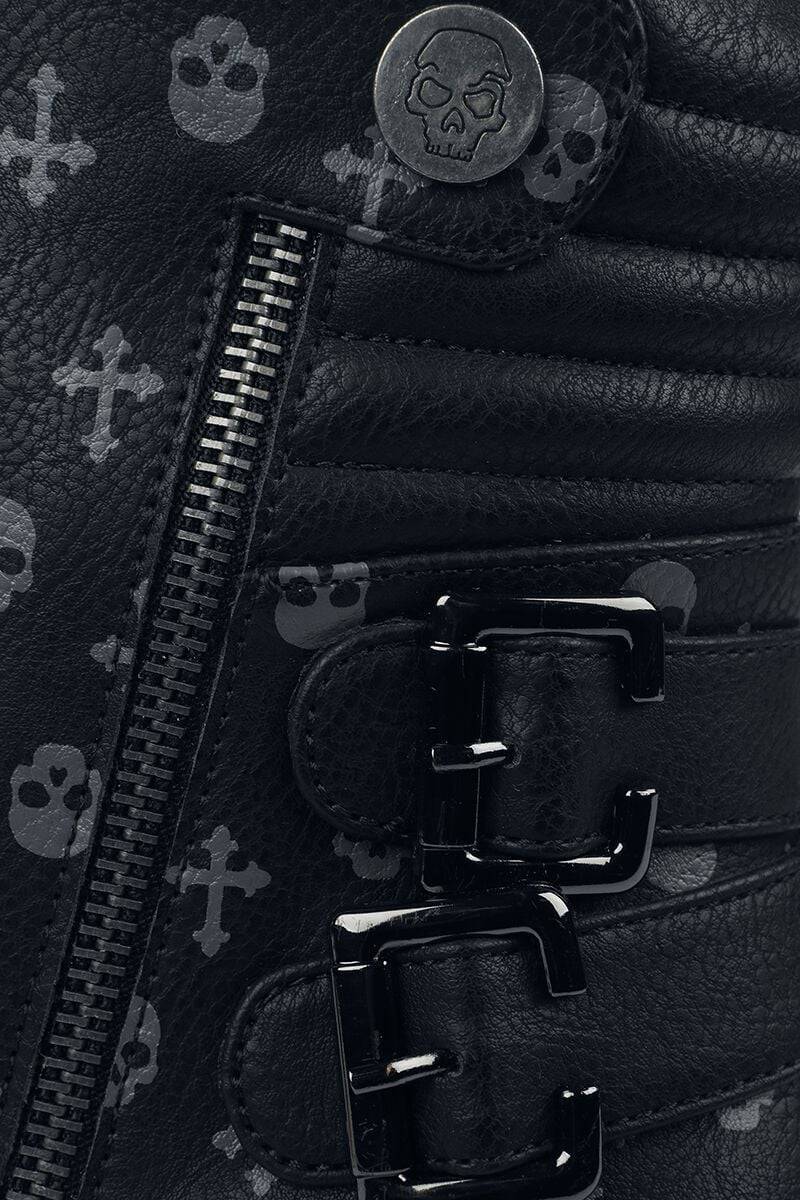 EMP Boot schwarz von Rock Rebel by EMP Letzter Tag