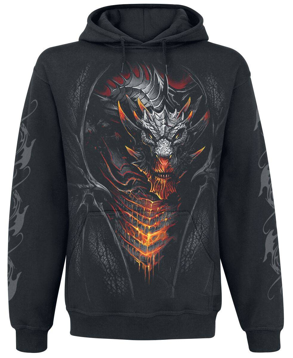 EMP "Draconis" Kapuzenpullover schwarz von Spiral Zeitbegrenzte Promotion