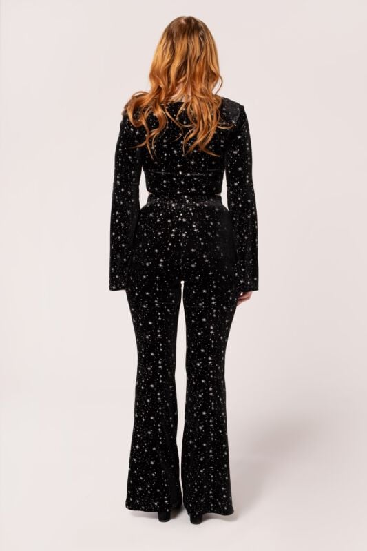 EMP "Vela Trousers" Stoffhose schwarz/weiß von Hell Bunny Vierteljährliche Förderung