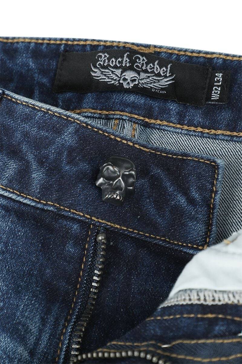 EMP Jeans blau von Rock Rebel by EMP Bis zu 55% Rabatt