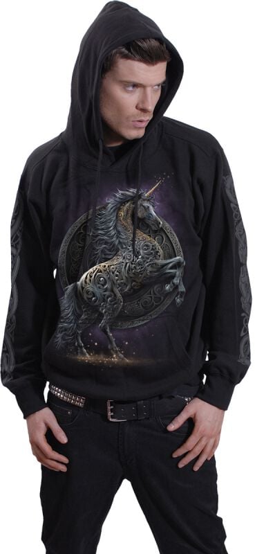 EMP "Celtic Unicorn" Kapuzenpullover schwarz von Spiral Blitzverkäufe