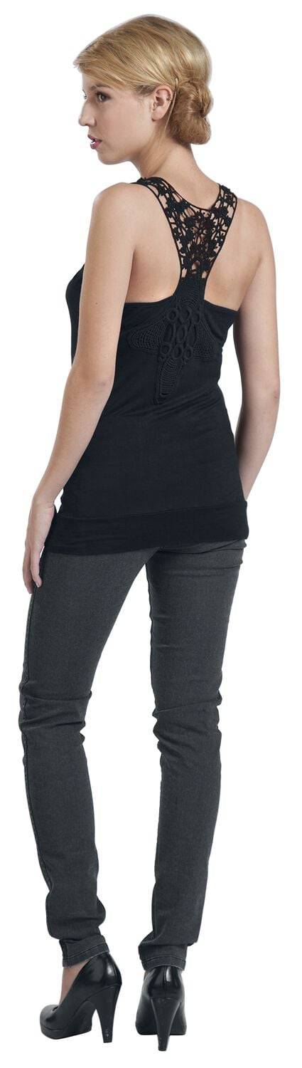EMP "Laced Racerback" Top schwarz von RED by EMP Online Shopping