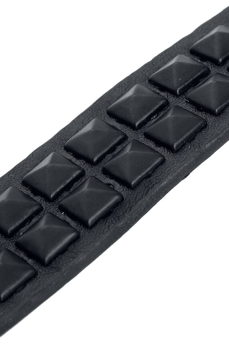EMP "Pyramid Rivets" Nietenarmband schwarz von Rock Rebel by EMP Vatertagsangebot