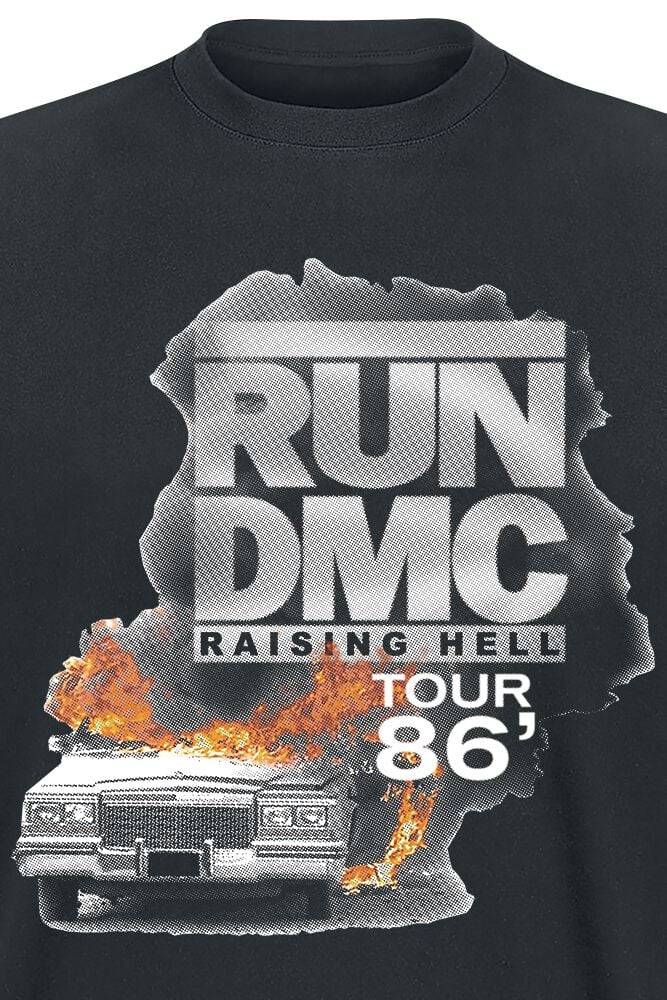 EMP "Burning Cadillac Tour 86" T-Shirt schwarz von Run DMC Rabatte dieses Monats