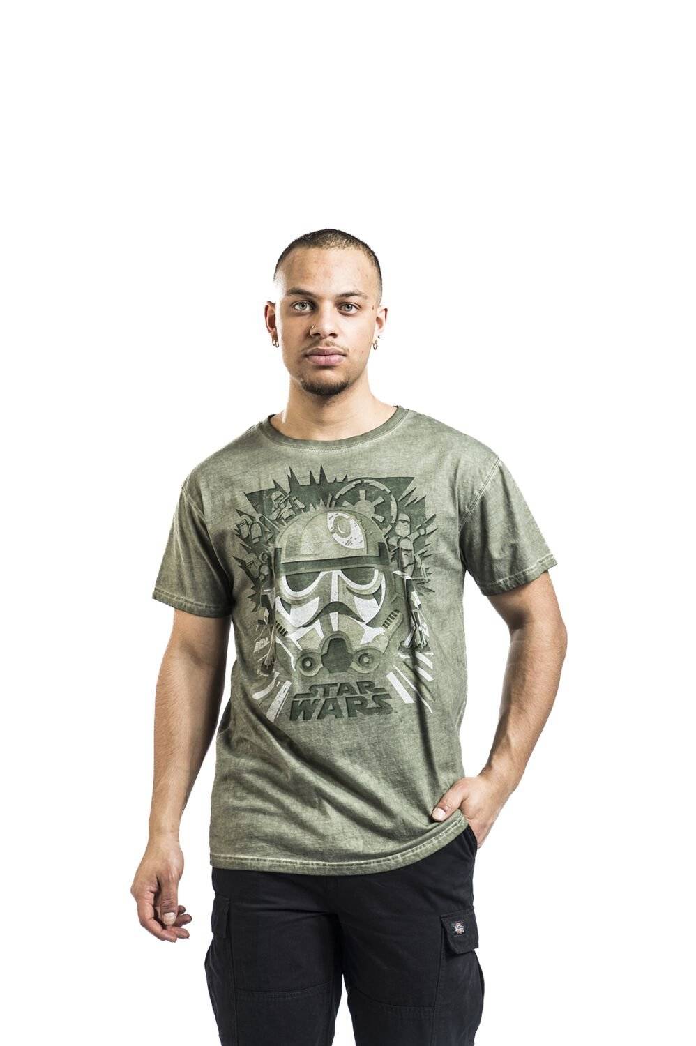 EMP "Stormtrooper" T-Shirt grün von Star Wars Auslauf