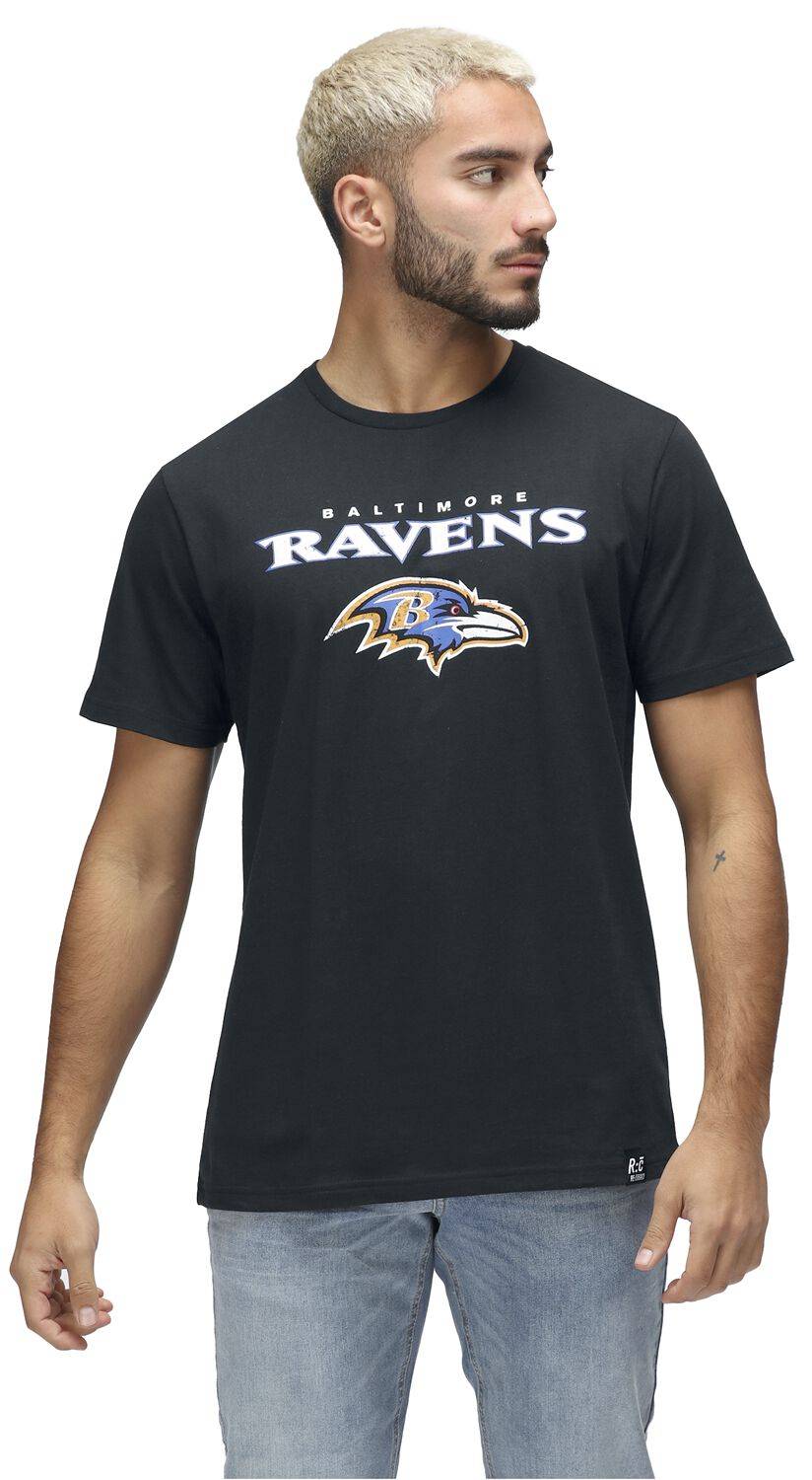 EMP "NFL Ravens Logo" T-Shirt schwarz von Recovered Clothing Angebote