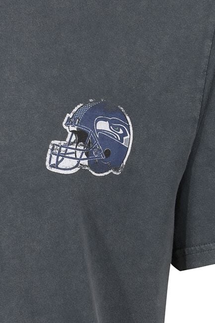 EMP "NFL Seahwaks College Black Washed" T-Shirt multicolor von Recovered Clothing im Angebot