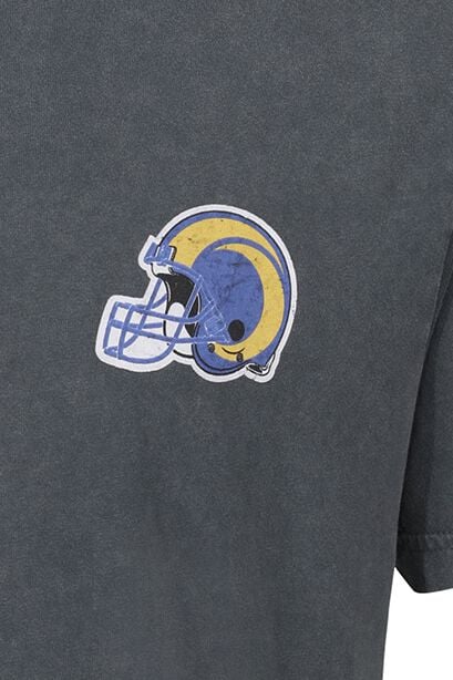 EMP "NFL Rams College Black Washed" T-Shirt multicolor von Recovered Clothing Fabrikverkauf