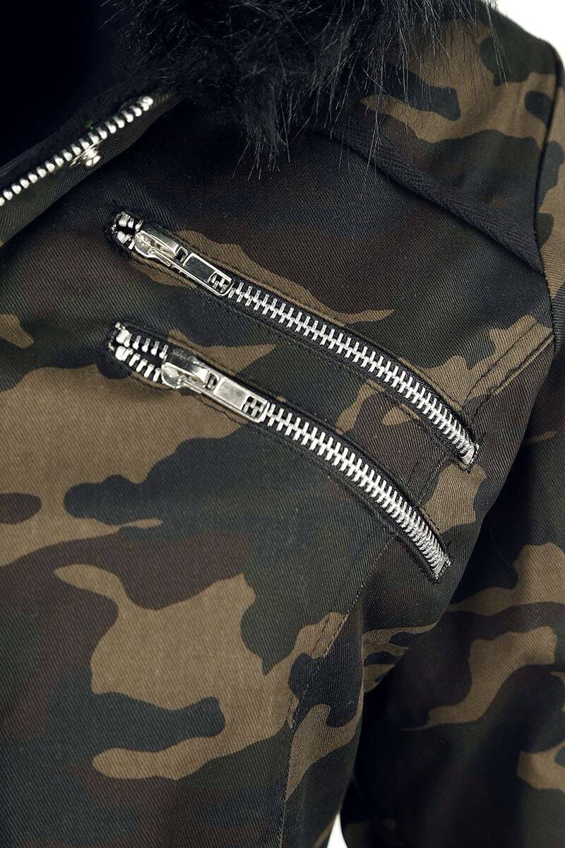 EMP Winterjacke camouflage von Gothicana by EMP Blitzverkäufe