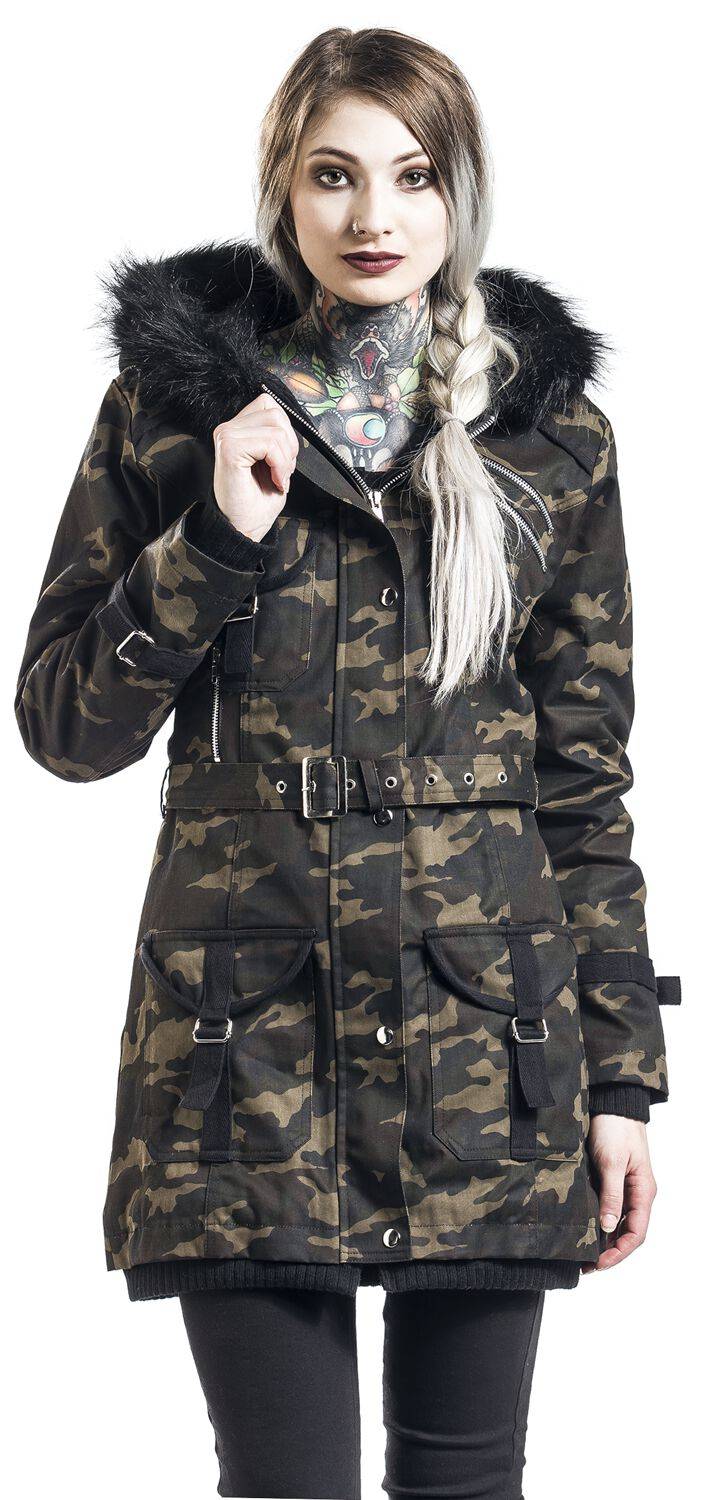 EMP Winterjacke camouflage von Gothicana by EMP Blitzverkäufe