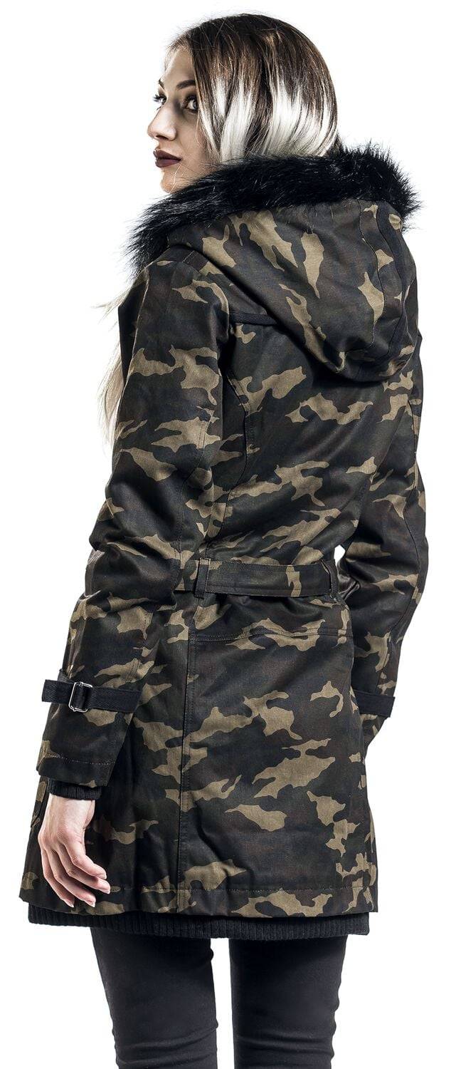 EMP Winterjacke camouflage von Gothicana by EMP Blitzverkäufe