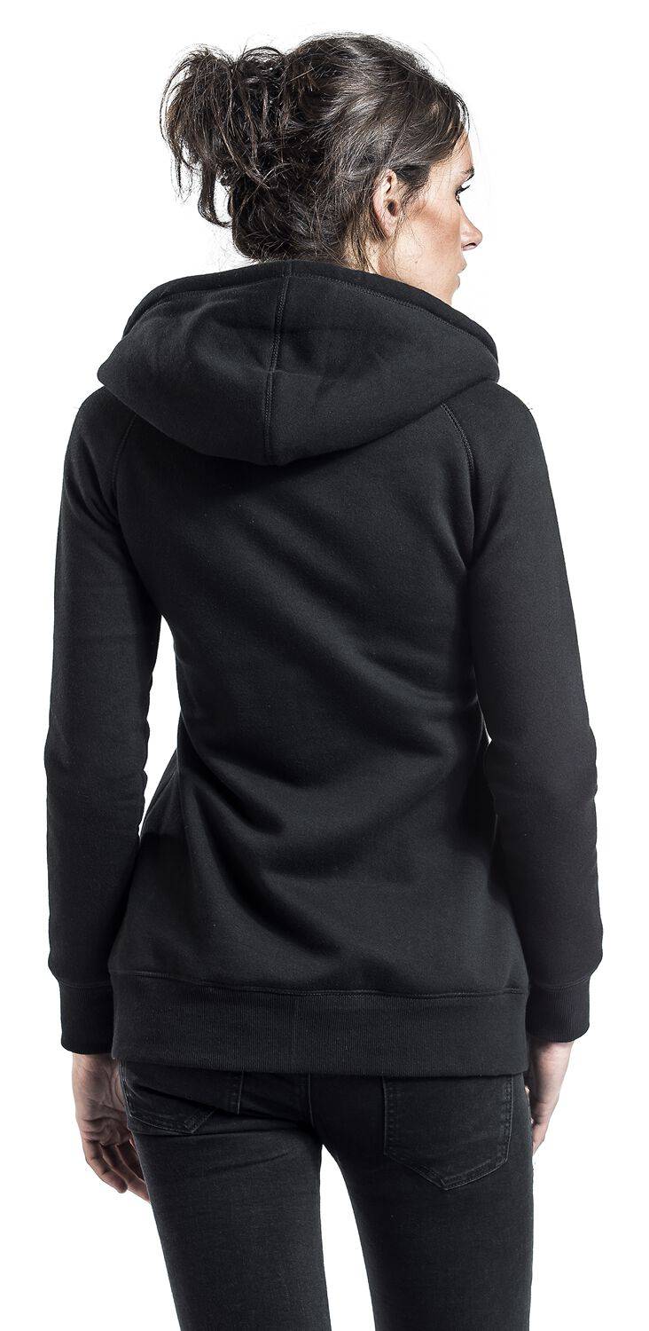 EMP "Teddy Hoodie" Kapuzenjacke schwarz von Forplay Limitierter Zeitrabatt