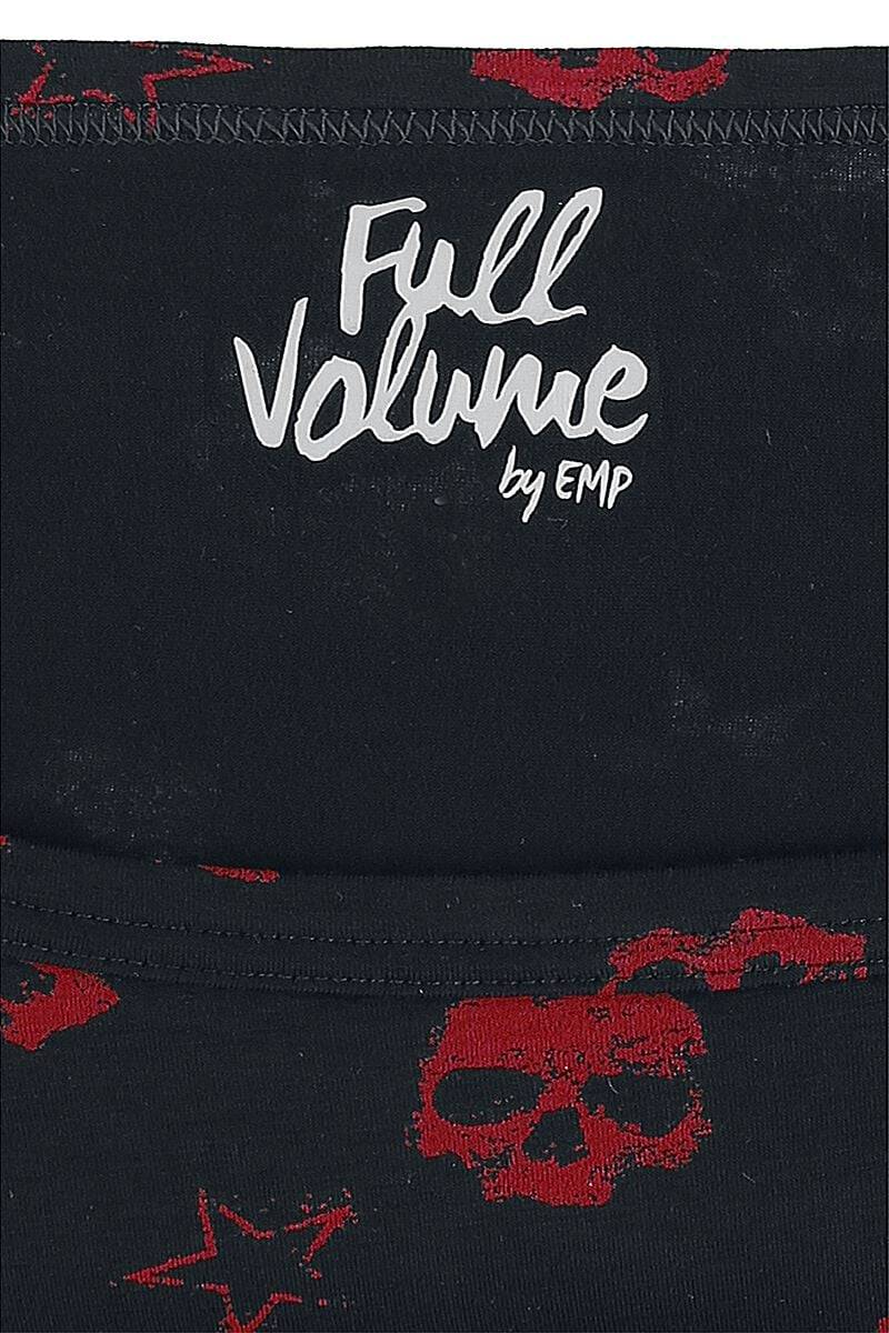EMP T-Shirt schwarz/rot von Full Volume by EMP Fabrik Onlineshop