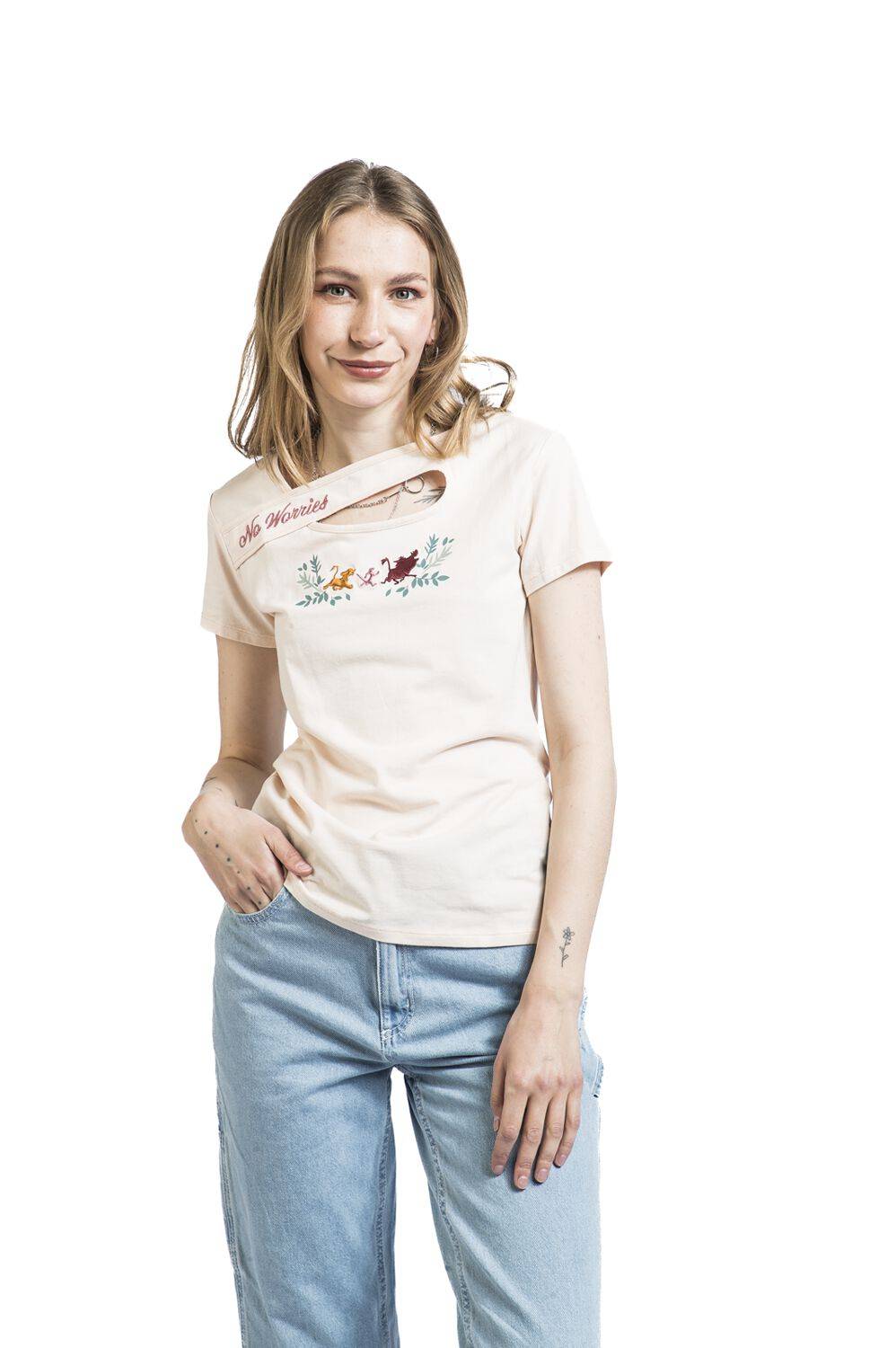 EMP "No Worries" T-Shirt natur von Der König der Löwen Günstig kaufen