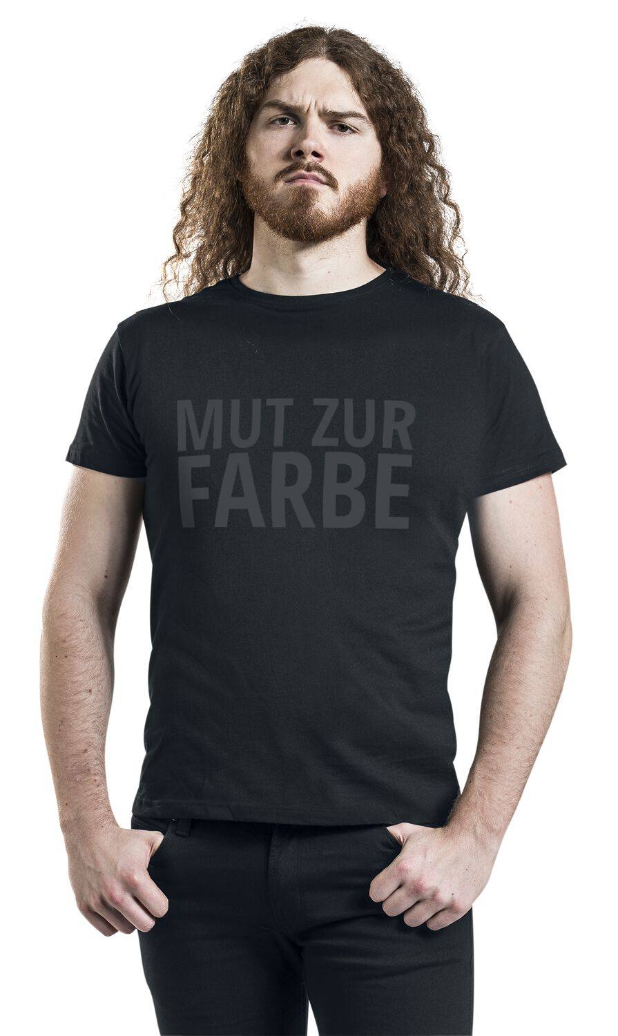EMP "Mut zur Farbe" T-Shirt schwarz von Sprüche Weihnachtsangebot