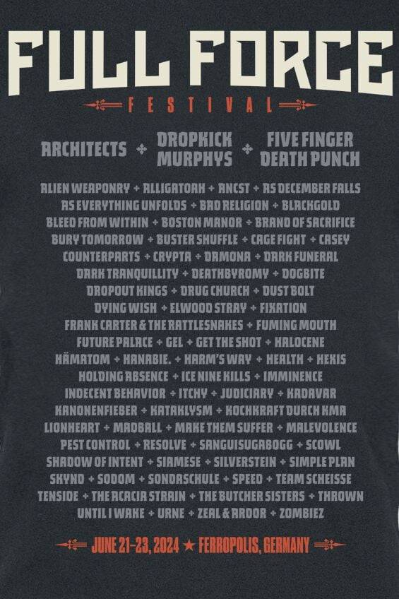 EMP "The Most Metal Place On Earth" T-Shirt schwarz von Full Force 2024 Tägliche Deals