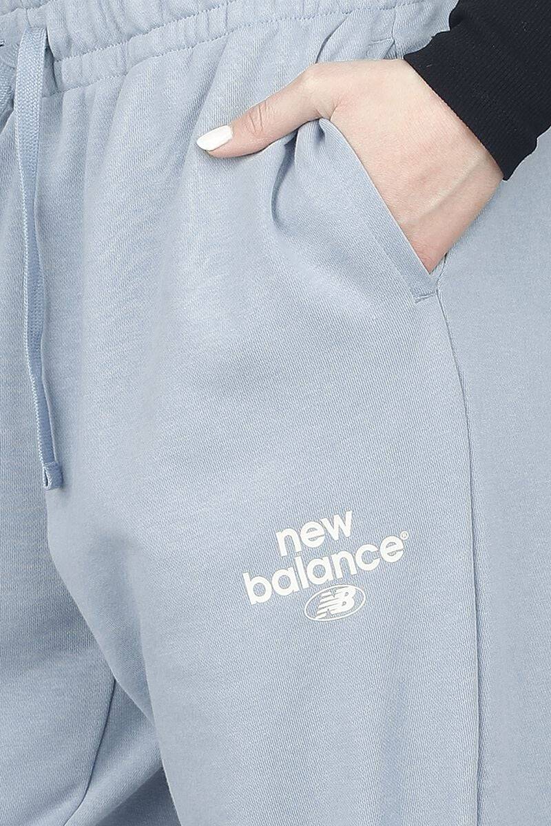 EMP "NB Essentials Graphic Fleece Pant" Trainingshose blau von New Balance Begrenzte Freigabe