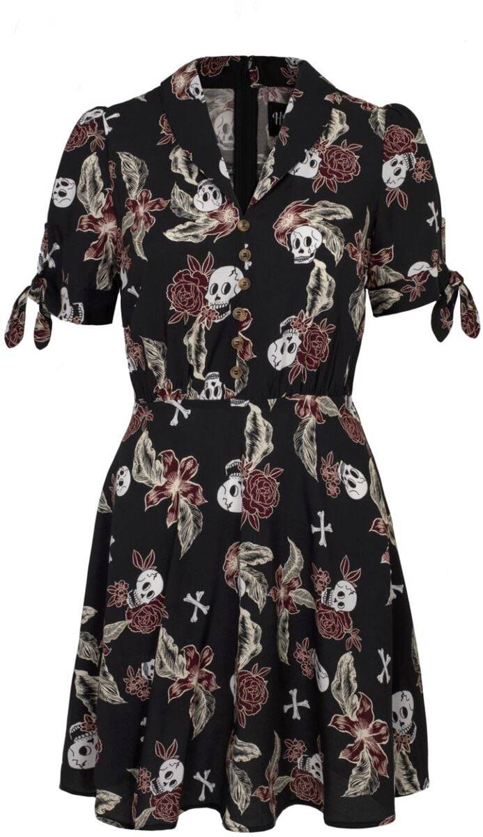 EMP "Alani Mini Dress" Kurzes Kleid multicolor von Hell Bunny