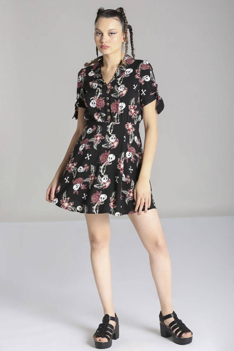 EMP "Alani Mini Dress" Kurzes Kleid multicolor von Hell Bunny Neueste Stile