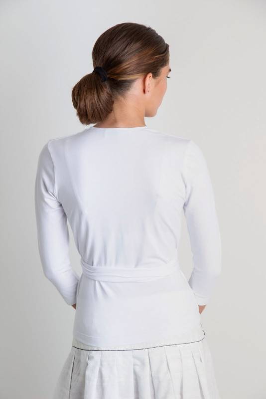 Rockmacherin Rosi Wickelshirt weiß Online