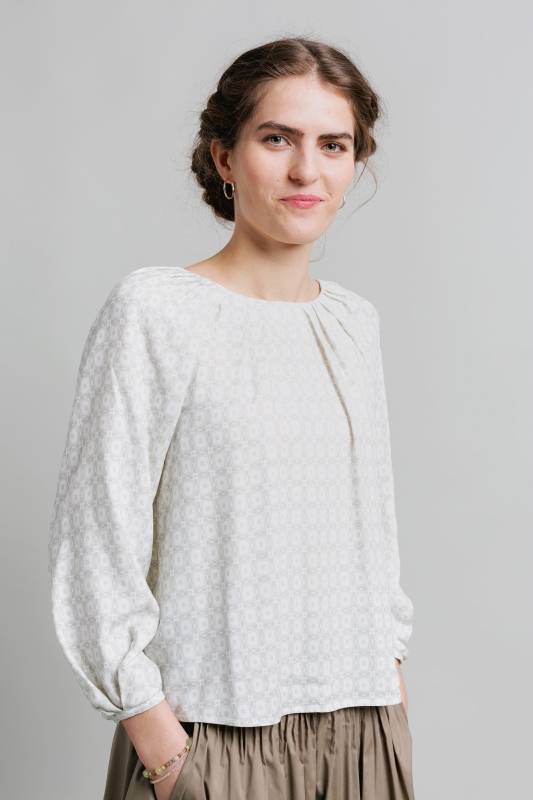 Rockmacherin Regula Elegante Damenbluse aus fließendem Viskoseflanell Cyber Monday