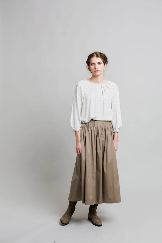 Rockmacherin Regula Elegante Damenbluse aus fließendem Viskoseflanell Cyber Monday